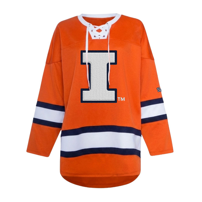 Illinois Fighting Illini Women's Hockey Jersey Crew