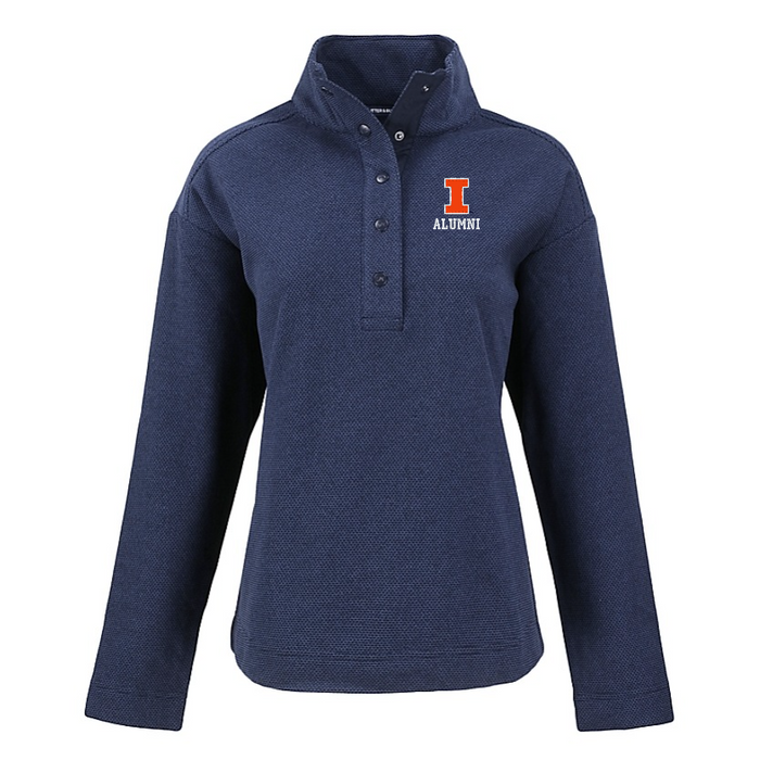 Illinois Fighting Illini Women's Hunts Snap Pull-over Alumni