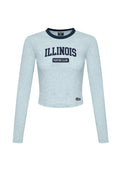 Illinois Fighting Illini Women's Long Sleeve Baby Tee