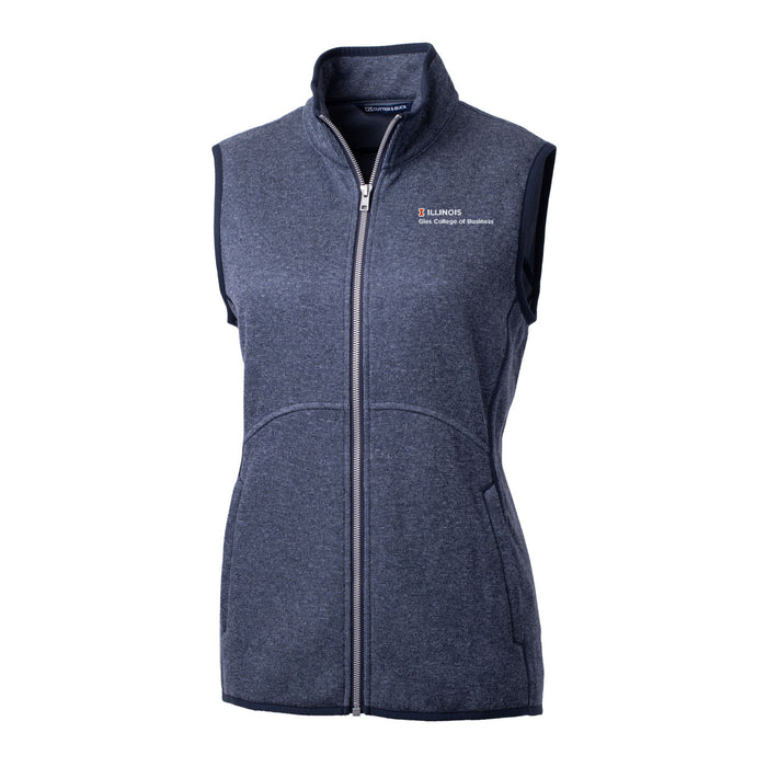 Illinois Fighting Illini Women's Mainsail Full-Zip Vest Gies