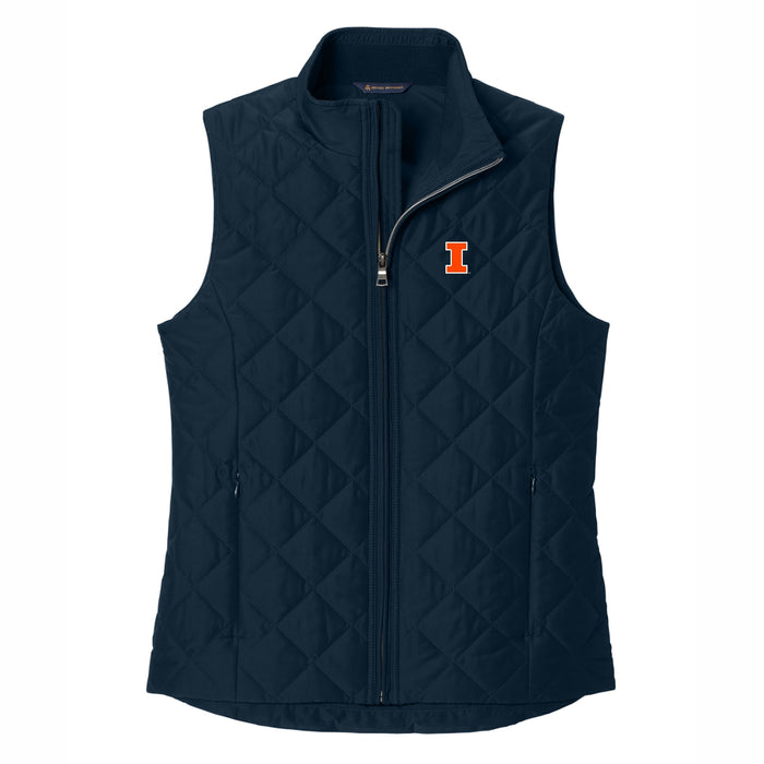 Illinois Fighting Illini Womens Plus Size Block I Vest