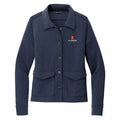 Illinois Fighting Illini Womens Plus Size Button Jacket