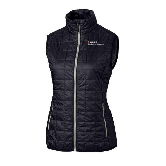 Illinois Fighting Illini Women's Rainier Full-Zip Vest Gies