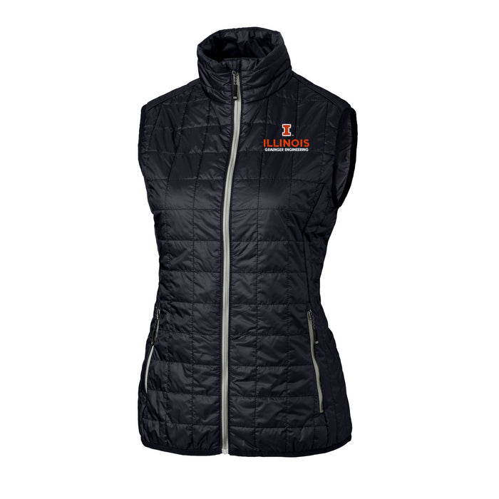 Illinois Fighting Illini Women's Rainier Full-Zip Vest Grainger