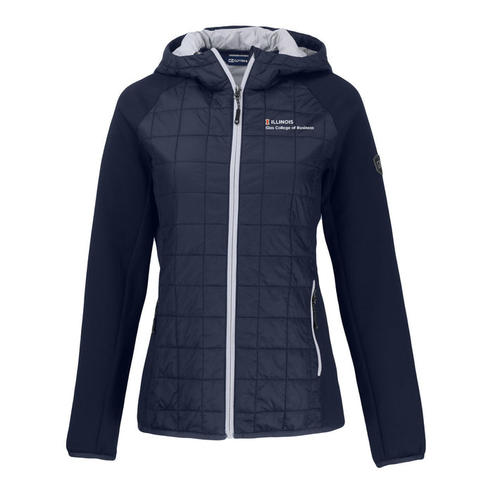 Illinois Fighting Illini Women's Rainier Hybrid Jacket Gies