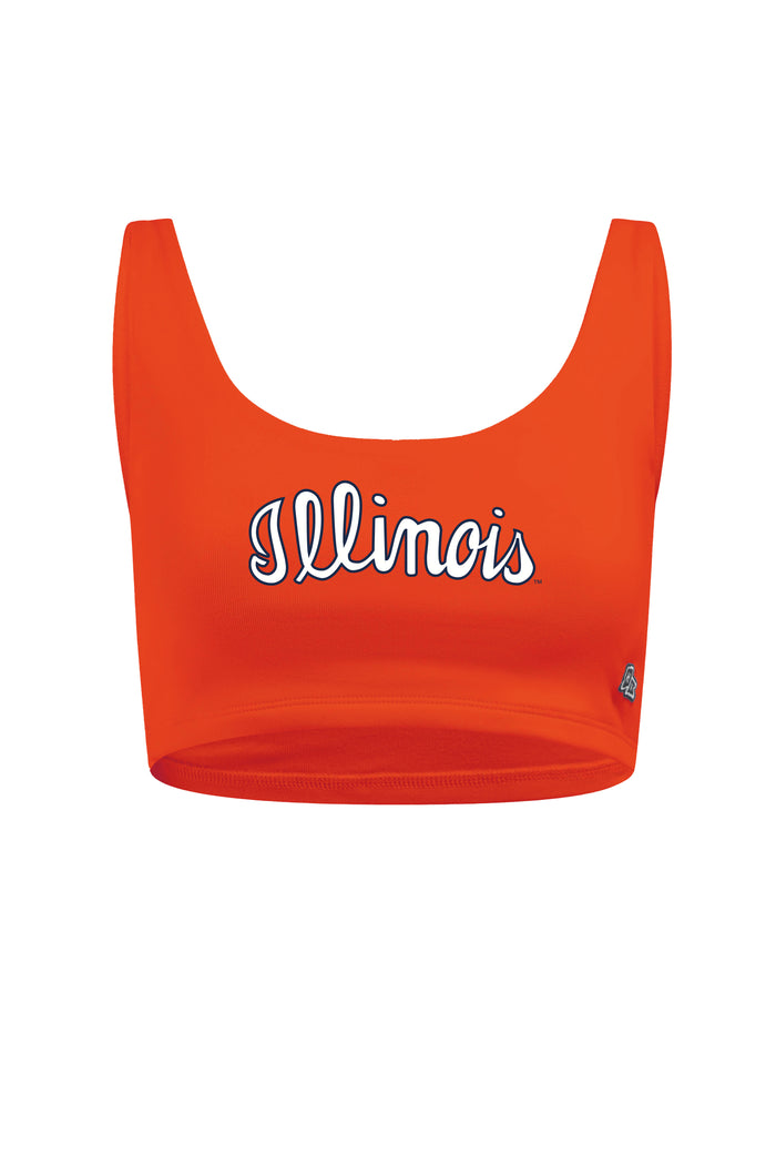 Illinois Fighting Illini Women's Scoop Neck Crop