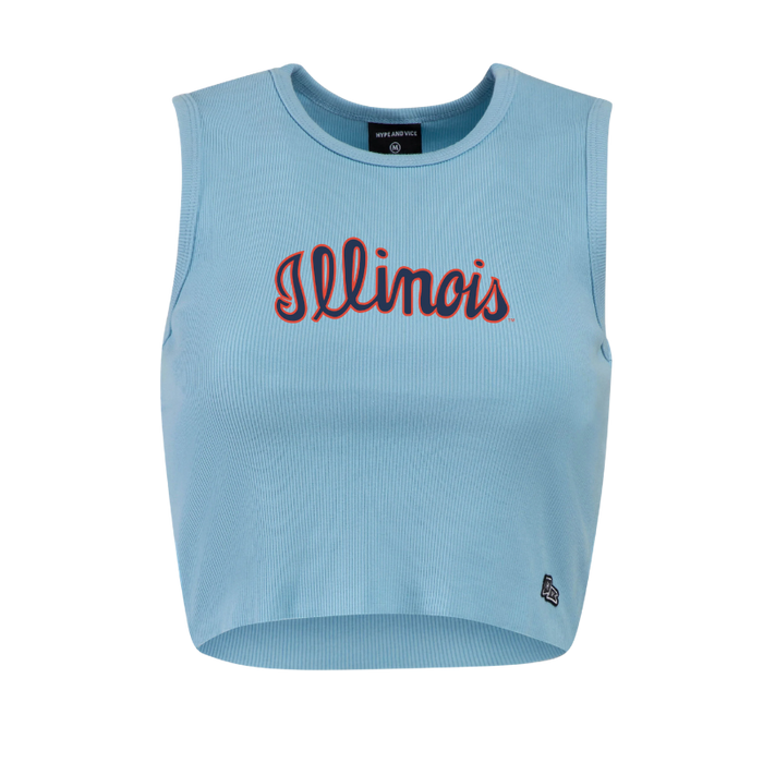 Illinois Fighting Illini Women's Script Cut off tank