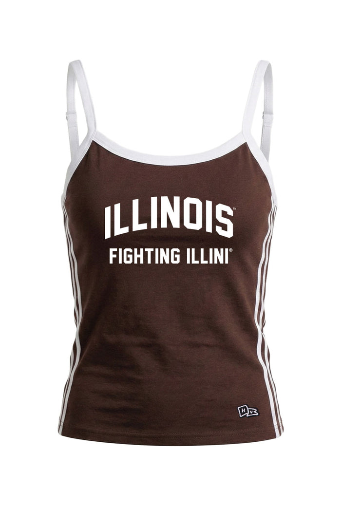 Illinois Fighting Illini Women's Sideline Stripes Tank