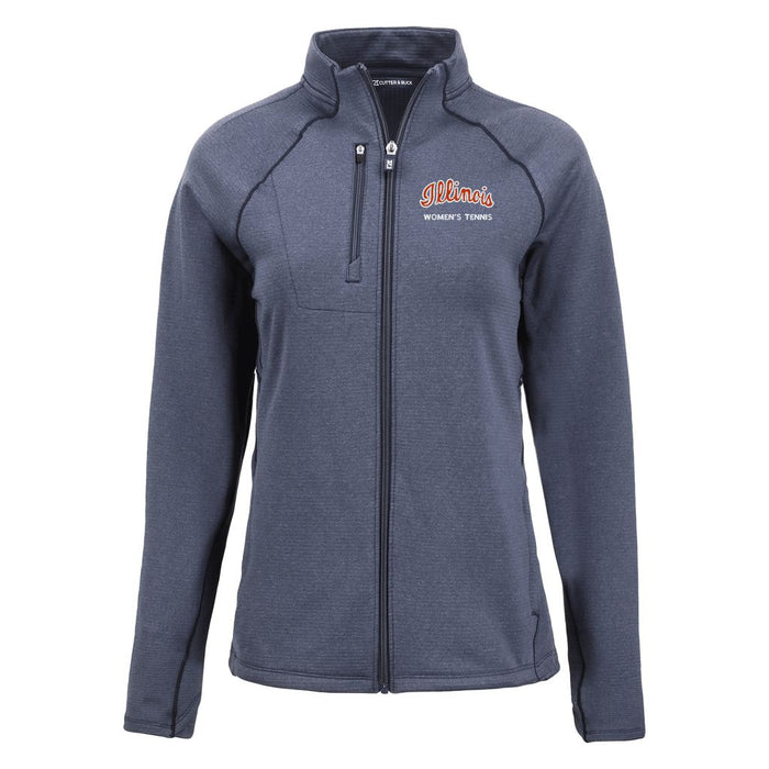 Illinois Fighting Illini Women's Tennis Ladies Peshastin Full-Zip Jacket