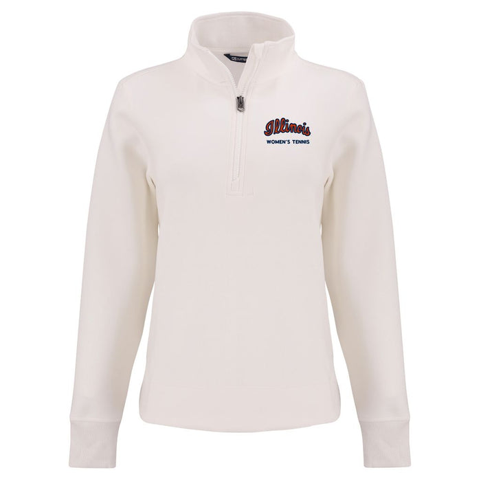 Illinois Fighting Illini Women's Tennis Ladies Quater-Zip Jacket