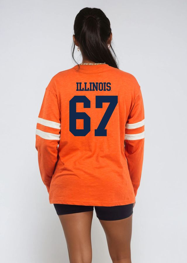 Illinois Fighting Illini Women's Varsity Long Sleeve Tee