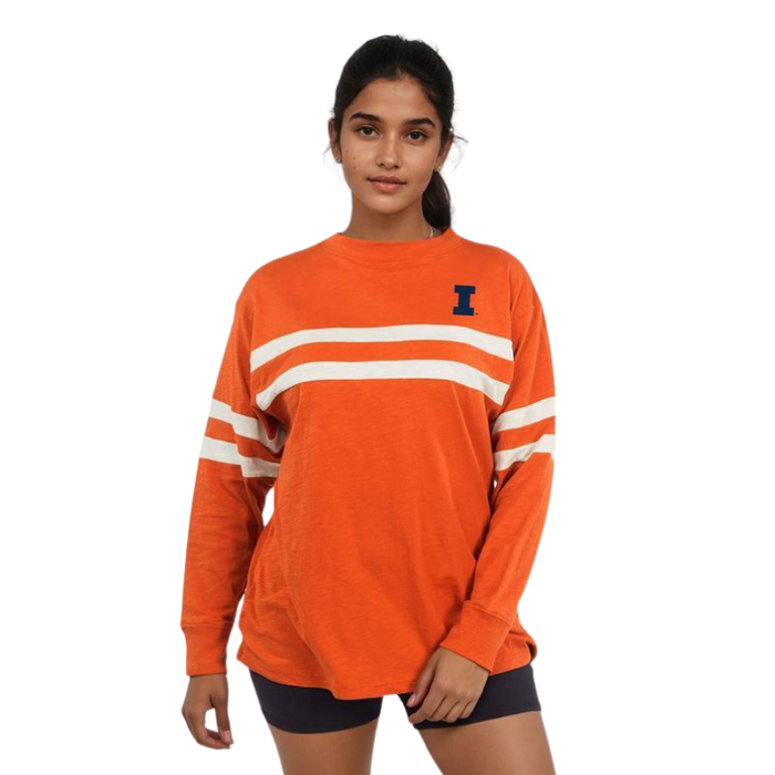 Illinois Fighting Illini Women's Varsity Long Sleeve Tee