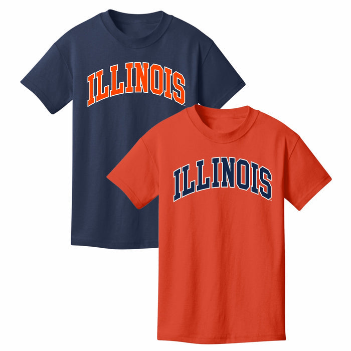Illinois Fighting Illini Youth 2 Color Arch SST