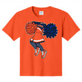 Illinois Fighting Illini Youth Cheerleader Short Sleeve Tee