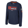 Illinois Fighting Illini Youth Field Long Sleeve Tee