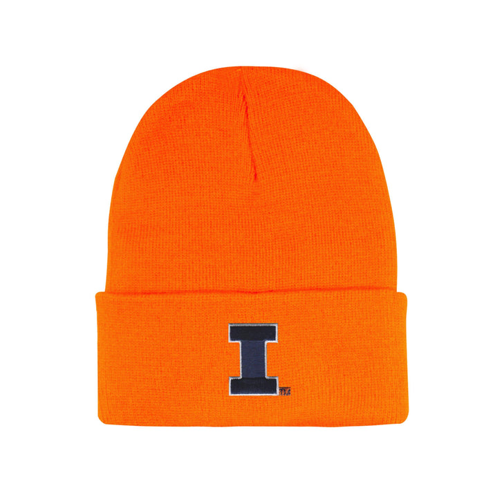 Illinois Fighting Illini Youth Orange Knit Beanie