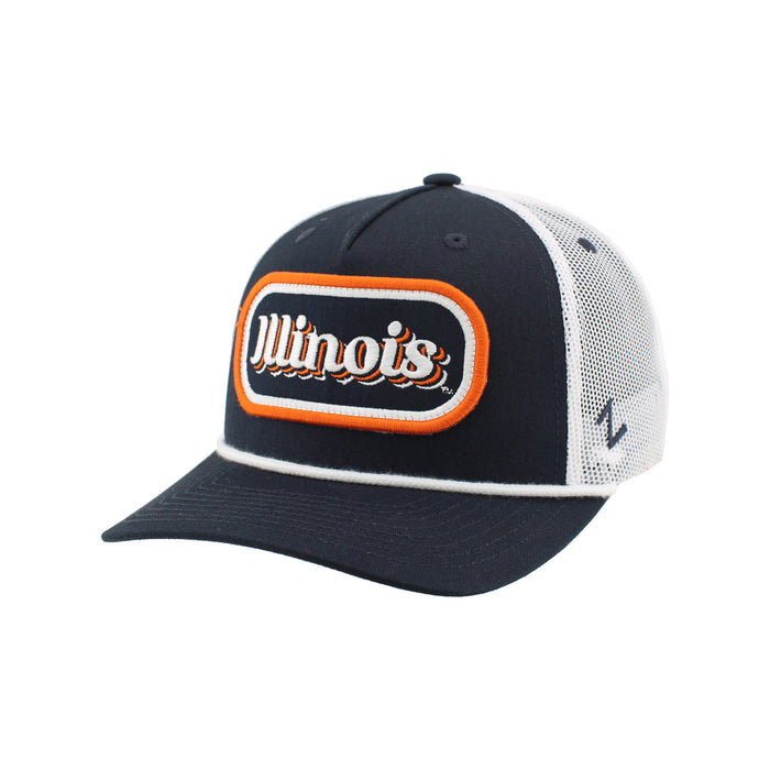 Illinois Fighting Illini Zephyr Rope Trucker Hat