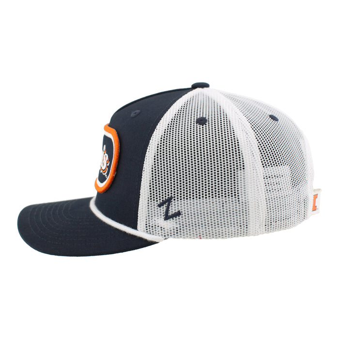 Illinois Fighting Illini Zephyr Rope Trucker Hat