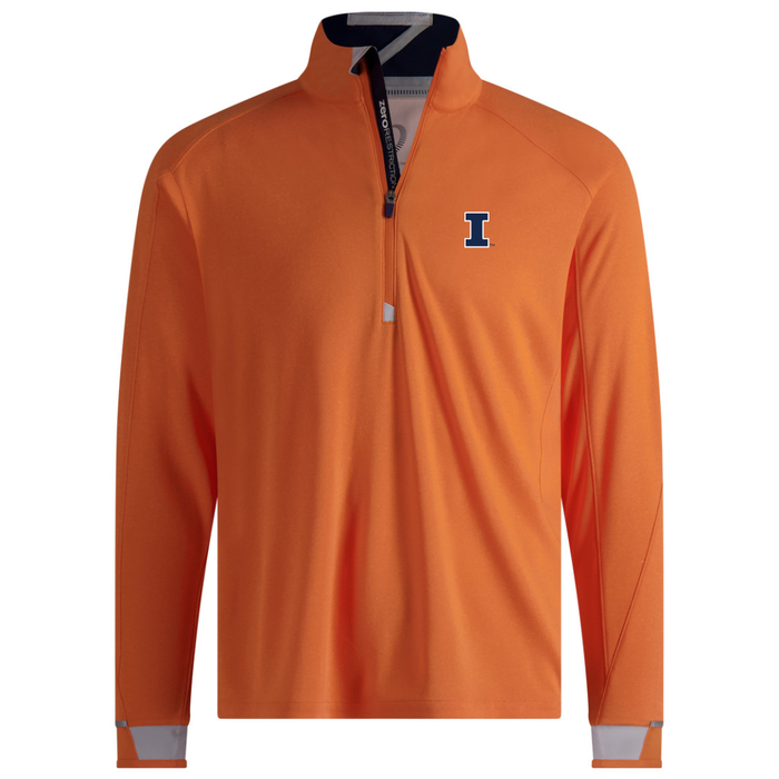 Illinois Fighting Illini Zero Restrictions Long Sleeve Quarter-Zip Pullover