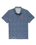 Illinois Flag & Anthem Floral Polo