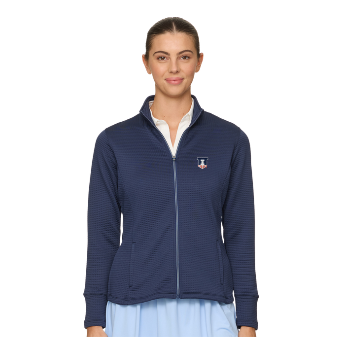 Illinois Flag & Anthem Legacy Waffle Full-Zip