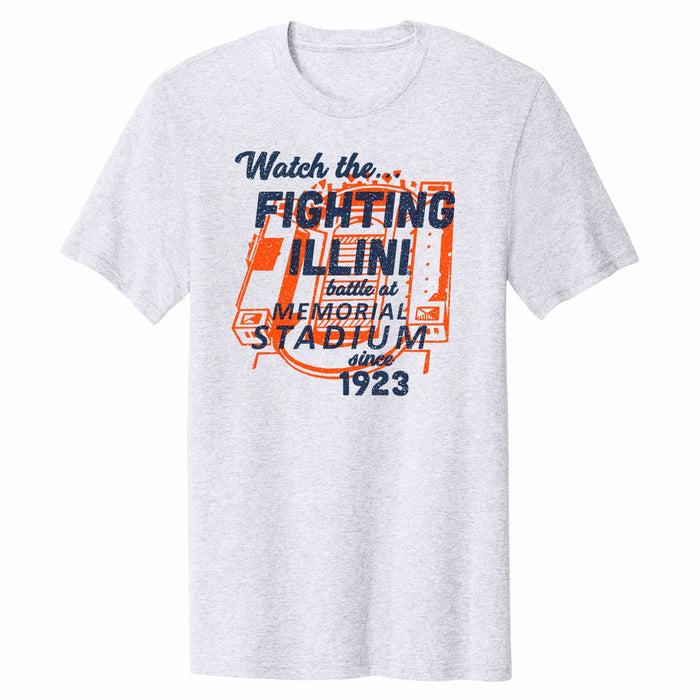 Illinois Football Memorial Stadium 1923 T-Shirt