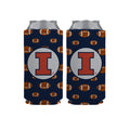 Illinois Football Print 16oz Koozie