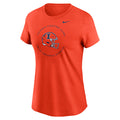Illinois Football Shirt Women's Orange Nike Tee