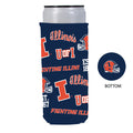 Illinois Football Slim Koozie
