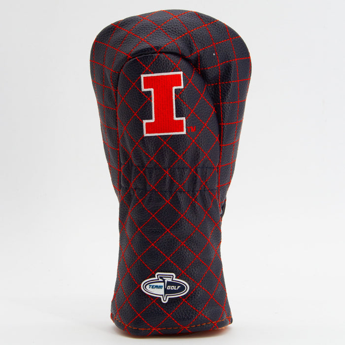Illinois Golf Driver Quilted Headcover