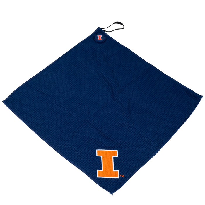 Illinois Golf Towel Microfiber Magnetic