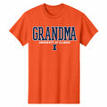 Illinois Grandma Shirt Orange/Navy