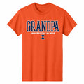 Illinois Grandpa T-Shirt Orange U of I