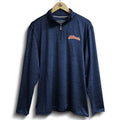 Illinois Half-Zip Men's Navy Heather Script Tommy Bahama
