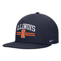 Illinois Hat Nike Navy Flatbill Snapback