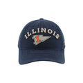 Illinois Hat Navy/Tan Embroidery Pennant