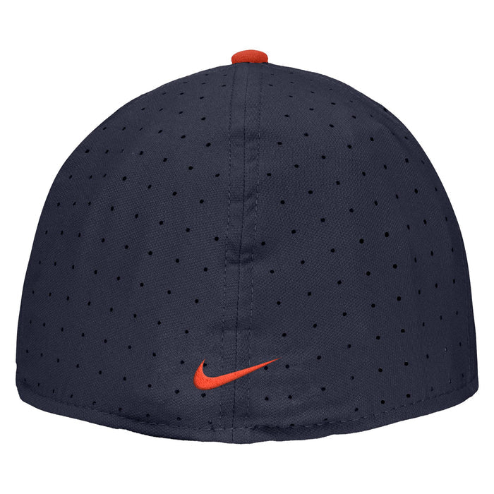 Illinois Hat Nike Orange/Blue Fitted Flatbill