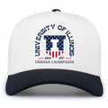 Illinois Hat Patriotic Shield Arch Two-Tone