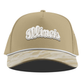 Illinois Hat Tan/Camo Script