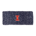 Illinois Headband Navy/White Block I