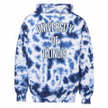 Illinois Hoodie Navy/White Tie Dye