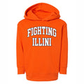Illinois Hoodie Toddler Orange Fighting Illini