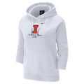 Illinois Hoodie Women's White Nike Block I Script