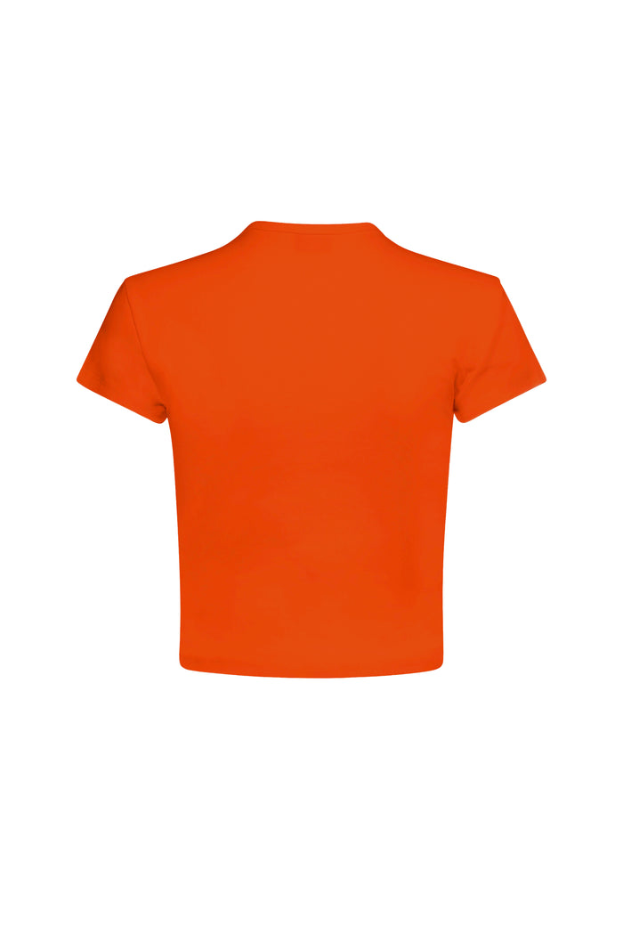 Illinois Hype & Vice Orange Embroidered Baby Tee