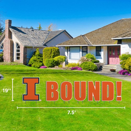 ILLINOIS I BOUND LAWN DISPLAY