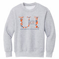 Illinois Kids Sweatshirt Grey U of I Floral