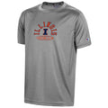 Illinois Kids T-Shirt Grey Athletic Champion Tee