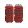 Illinois Koozie 16oz Orange Print