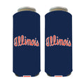 Illinois Koozie 24oz Navy Script