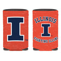 Illinois Koozie Orange Worn Block I